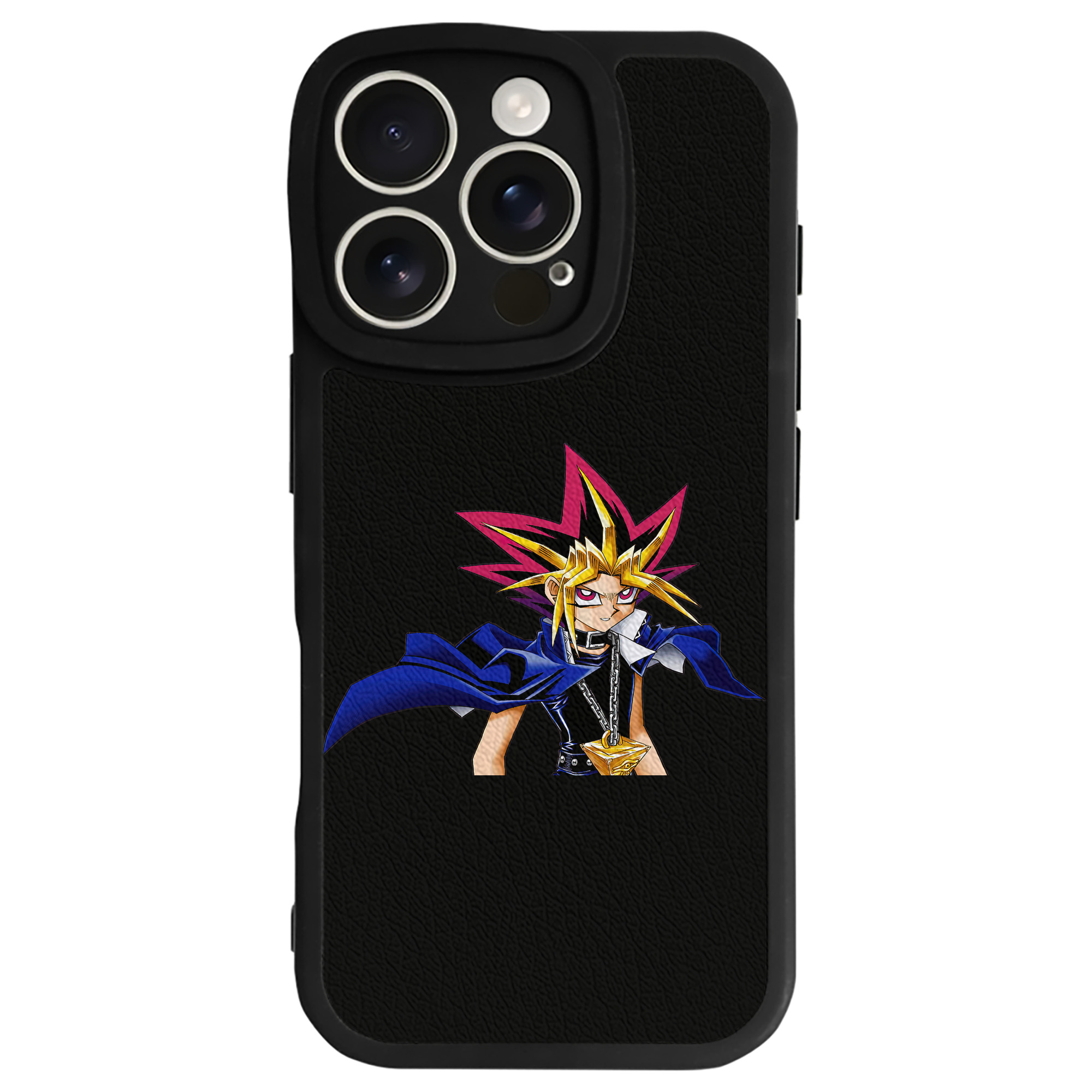 遊☆戯☆王 Yu-Gi-Oh! 【iPhone 16シリーズ対応】シリコンスマホケース（レザー調） 材質：シリコン
